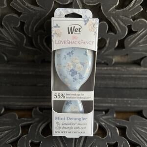 LoveShackFancy X Wet Brush ❤ Everblooming Rosettes Mini Detangler Hair Brush NEW